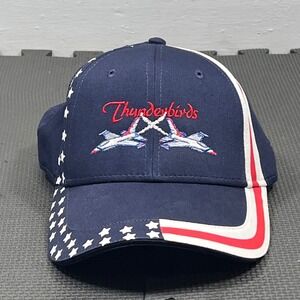 US Air Force Thunderbirds Cap‎ Hat Patriotic Stars & Stripes Otto One Size